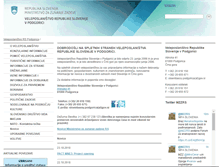 Tablet Screenshot of podgorica.veleposlanistvo.si